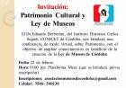 Conferencia Dr. Eduardo Berberián. "Patrimonio Cultural y Ley de Museos" 