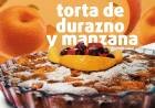 TORTA DE DURAZNO Y MANZANA, MUY FÁCIL