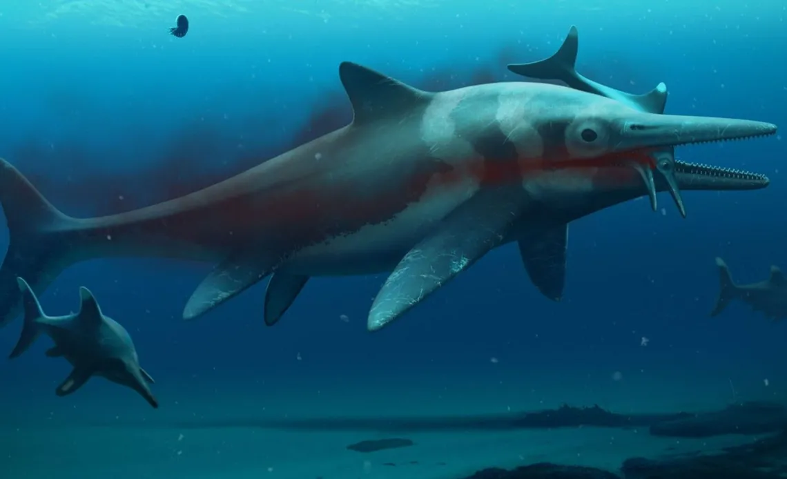 Descubren un ictiosaurio.