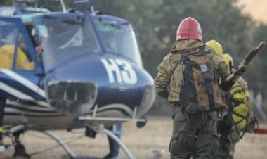 Incendio en San Marcos Sierras: hay autoevacuados