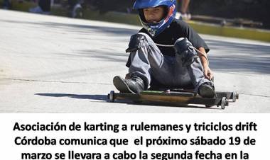 LA CALERA: PRÓXIMO ENCUENTRO DE CARTING A RULEMANES Y TRICICLOS DRIFT