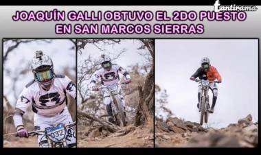 JOAQUÍN GALLI GANA 2DO. PUESTO EN CICLISMO EXTREMO. 