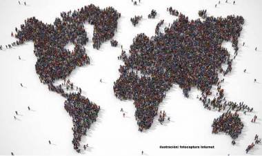 LA TIERRA TIENE 8.000.000.000 DE HABITANTES HUMANOS.