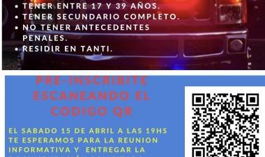 BOMBEROS. INSCRIPCIONES DE VOLUNTARIOS.