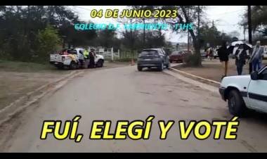 FUI, ELEGÍ Y VOTÉ!!!!