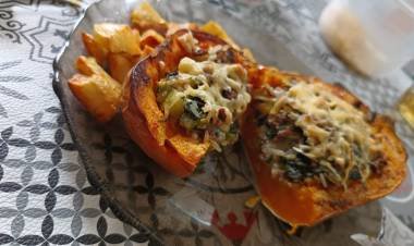 CALABAZA AL HORNO RELLENA (VERSIÓN MADI)
