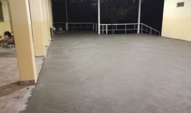 LA ESCUELA DE VILLA GARCÍA TIENE PATIO NUEVO