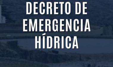 TANTI EN EMERGENCIA HÍDRICA