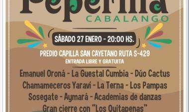 ESTE SÁBADO!! EL FESTIVAL DE LA PEPERINA EN CABALANGO
