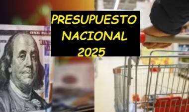 QUÉ INCLUYE EL PRESUPUESTO NACIONAL