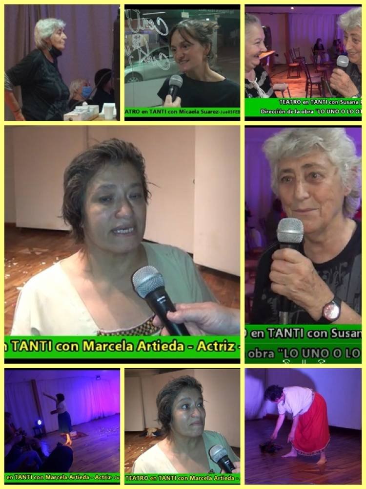 LO UNO O LO OTRO: IMPRESIONANTE MARCELA ARTIEDA. CON LA DIRECCIÓN DE SUSANA PALOMAS