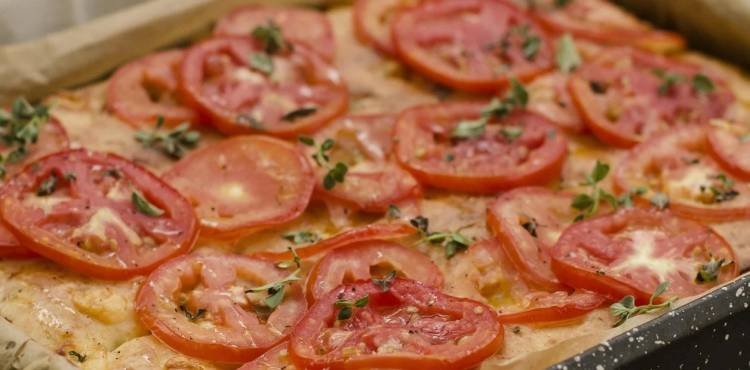 PASTEL DE TOMATE Y QUESO