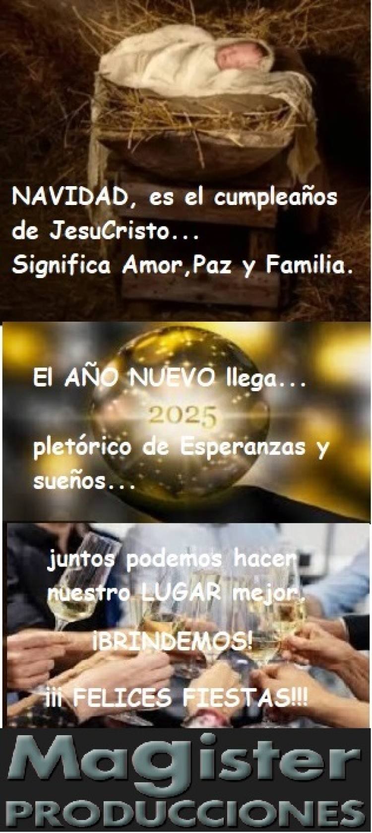 FELIZ NOCHE BUENA, FELIZ NAVIDAD