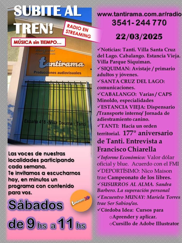 SUBITE AL TREN 22/03/25 -